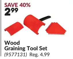 Princess Auto Wood Graining Tool Set offer