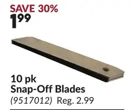 Princess Auto 10 pk Snap-Off Blades offer