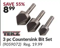 Princess Auto TEKZ 3 pc Countersink Bit Set offer