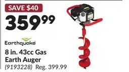 Princess Auto Earthquake 8 in. 43cc Gas Earth Auger offer