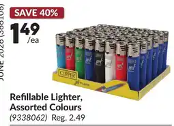 Princess Auto Refillable Lighter, Assorted Colours offer