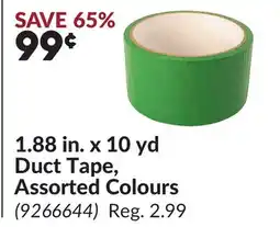 Princess Auto 1.88 in. x 10 yd Duct Tape, Assorted Colours offer