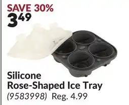 Princess Auto Silicone Rose-Shaped Ice Tray offer