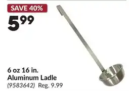 Princess Auto 6 oz 16 in. Aluminum Ladle offer