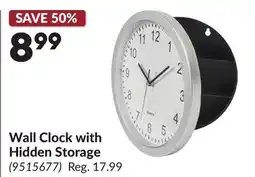Princess Auto Wall Clock with Hidden Storage offer