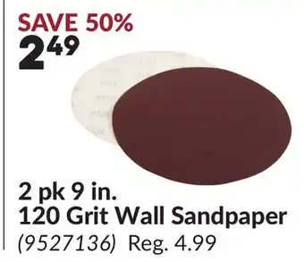 Princess Auto 2 pk 9 in. 120 Grit Wall Sandpaper offer