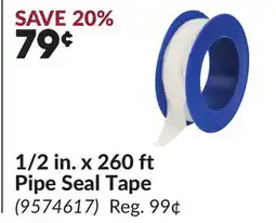 Princess Auto 1/2 in. x 260 ft Pipe Seal Tape offer