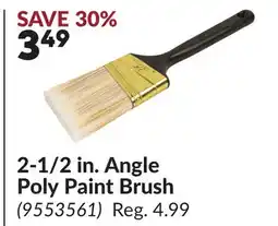 Princess Auto 2-1/2 in. Angle Poly Paint Brush offer