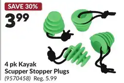 Princess Auto 4 pk Kayak Scupper Stopper Plugs offer