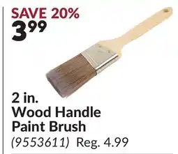 Princess Auto 2 in. Wood Handle Paint Brush offer