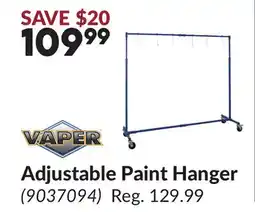 Princess Auto Adjustable Paint Hanger offer