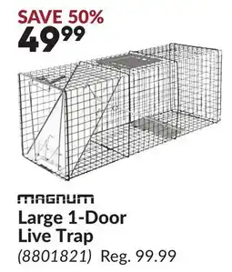 Princess Auto Large 1-Door Live Trap offer