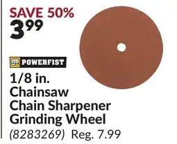 Princess Auto 1/8 in. Chainsaw Chain Sharpener Grinding Wheel offer
