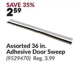 Princess Auto Assorted 36 in. Adhesive Door Sweep offer