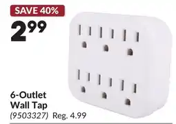Princess Auto 6-Outlet Wall Tap offer