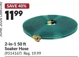Princess Auto 2-in-1 50 ft Soaker Hose offer