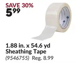 Princess Auto 1.88 in. x 54.6 yd Sheathing Tape offer