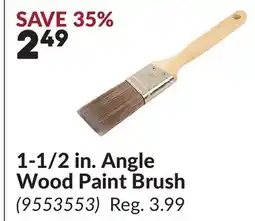 Princess Auto 1-1/2 in. Angle Wood Paint Brush offer