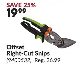 Princess Auto Offset Right-Cut Snips offer