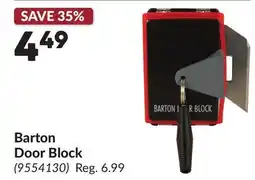 Princess Auto Barton Door Block offer