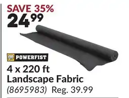 Princess Auto 4 x 220 ft Landscape Fabric offer