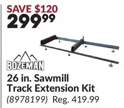 Princess Auto 26 in. Sawmill Track Extension Kit offer