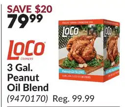 Princess Auto LOCO COOKERS 3 Gal. Peanut Oil Blend offer