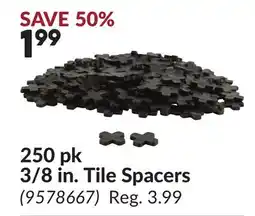 Princess Auto 250 pk 3/8 in. Tile Spacers offer