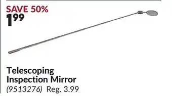 Princess Auto Telescoping Inspection Mirror offer