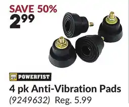 Princess Auto POWERFIST 4 pk Anti-Vibration Pads offer