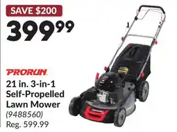 Princess Auto 21 in. 3-in-1 Self-Propelled Lawn Mower offer