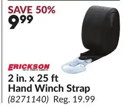 Princess Auto 2 in. x 25 ft Hand Winch Strap offer
