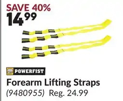 Princess Auto POWERFIST Forearm Lifting Straps offer