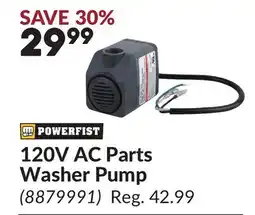 Princess Auto 120V AC Parts Washer Pump offer
