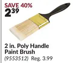 Princess Auto 2 in. Poly Handle Paint Brush offer