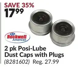 Princess Auto 2 pk Posi-Lube Dust Caps with Plugs offer