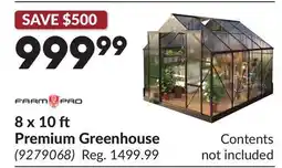 Princess Auto 8 x 10 ft Premium Greenhouse offer