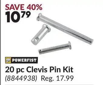 Princess Auto 20 pc Clevis Pin Kit offer