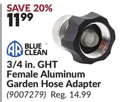 Princess Auto 3/4 in. GHT Female Aluminum Garden Hose Adapter offer