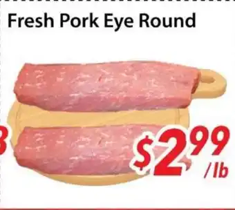 Bestco Food Mart Fresh Pork Eye Round offer