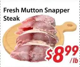 Bestco Food Mart Fresh Mutton Snapper Steak offer