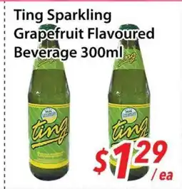 Bestco Food Mart Ting Sparkling Grapefruit Flavoured Beverage offer