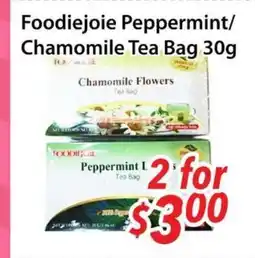 Bestco Food Mart Foodiejoie Peppermint/Chamomile Tea Bag offer