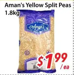 Bestco Food Mart Aman's Yellow Split Peas offer