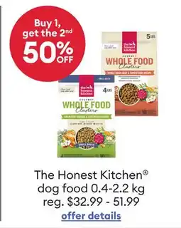 Petsmart The Honest Kitchen dog food offer