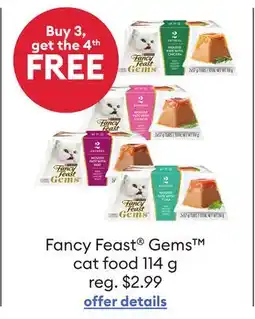 Petsmart Fancy Feast Gems cat food offer