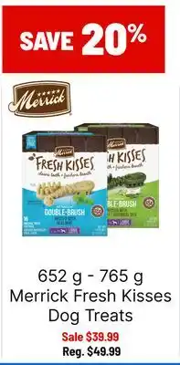 Ren’s Pets Depot Merrick Fresh Kisses Dog Treats offer