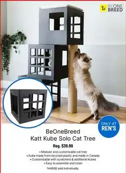 Ren’s Pets Depot BeOneBreed Katt Kube Solo Cat Tree offer