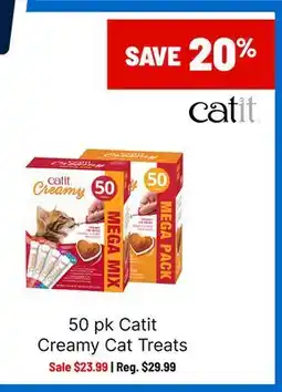 Ren’s Pets Depot Catit Creamy Cat Treats offer