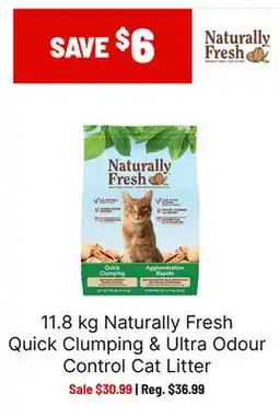 Ren’s Pets Depot Naturally Fresh Quick Clumping & Ultra Odour Control Cat Litter offer